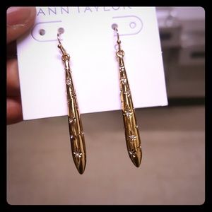 Ann Taylor Studded Star Earrings